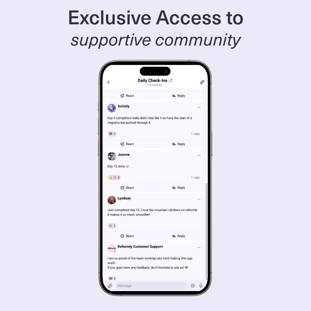 Reformly+ Monthly App Membership