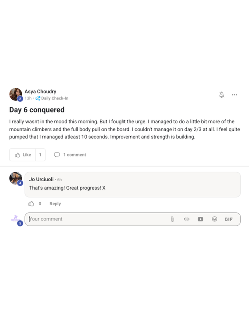 User testimonial
