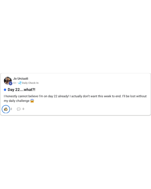 User testimonial