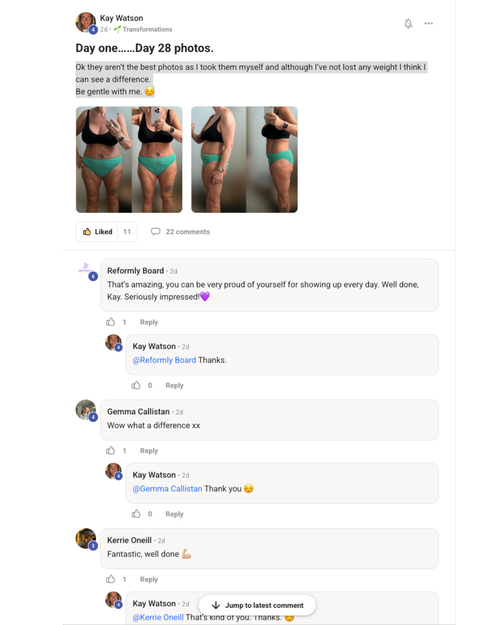 User testimonial
