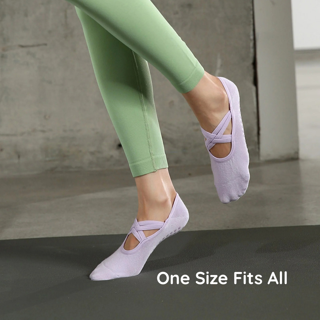 3 Pack Pilates Socks - One Size